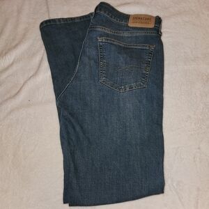 Signature by Levi Strauss Men's Blue Straight Jeans